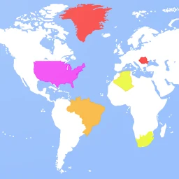 TrueWorld Maps: Country Facts のアイコン
